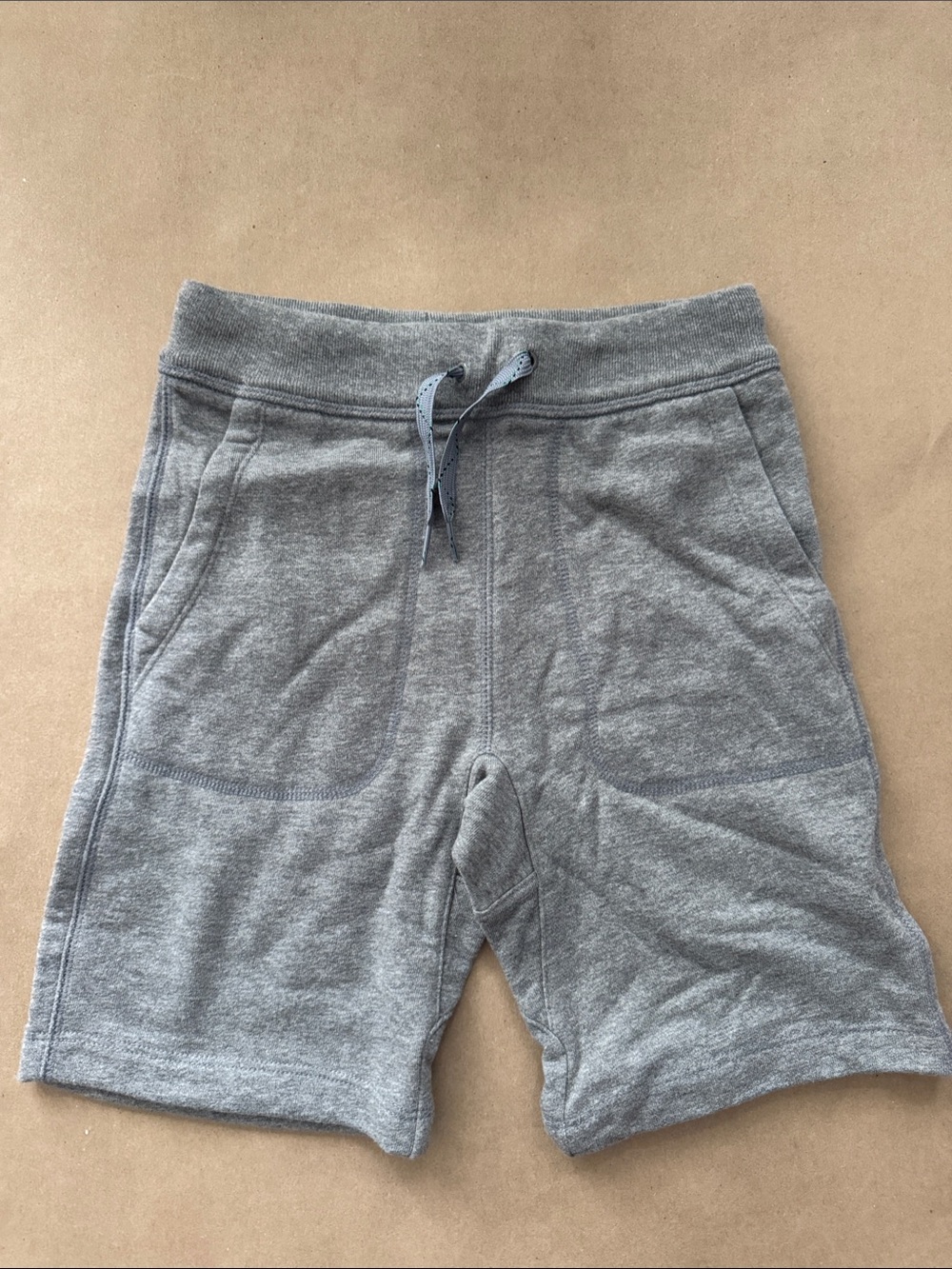 GAP Boy’s Light Gray Athletic Knit Drawstring Shorts